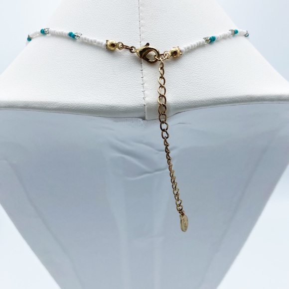 Aldo Seed Bead Beaded Single Strand Boho Collar Necklace - Picture 5 of 9